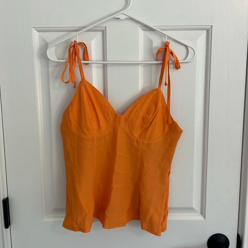 REVOLVE: orange blouse